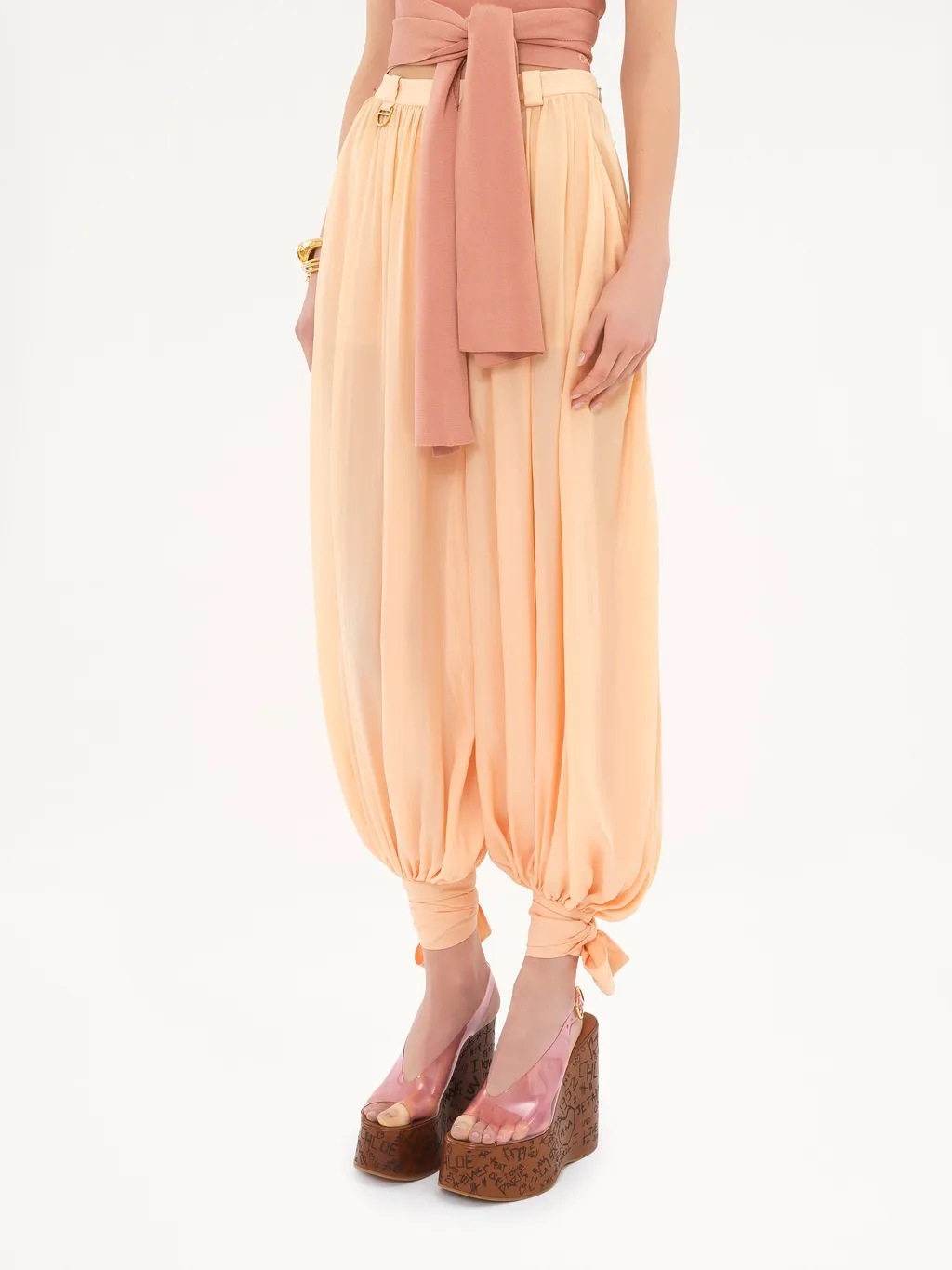Chloé Fluid Pleated Pants