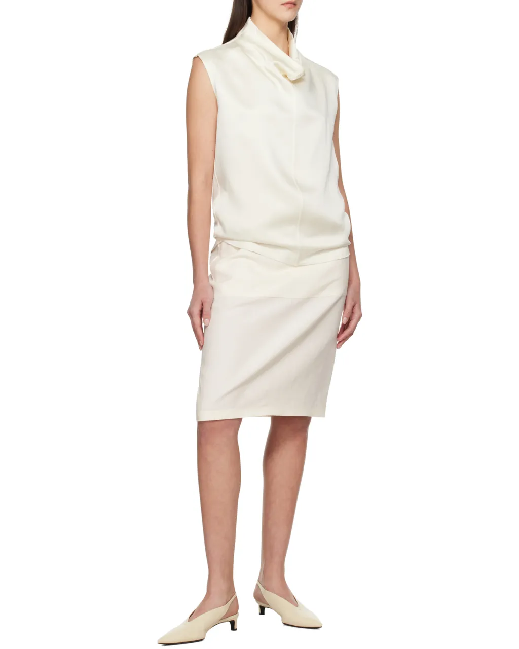 TotÊMe Funnel-Neck Sleeveless Top