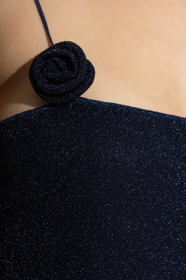 LumiÈRe Rose Appliqué Swimsuit