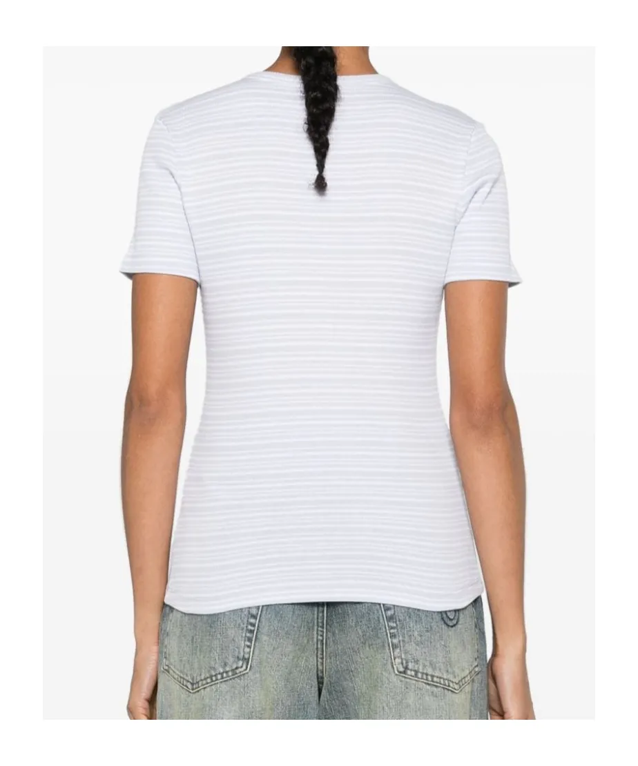 Striped Ribbed T-Shirt
