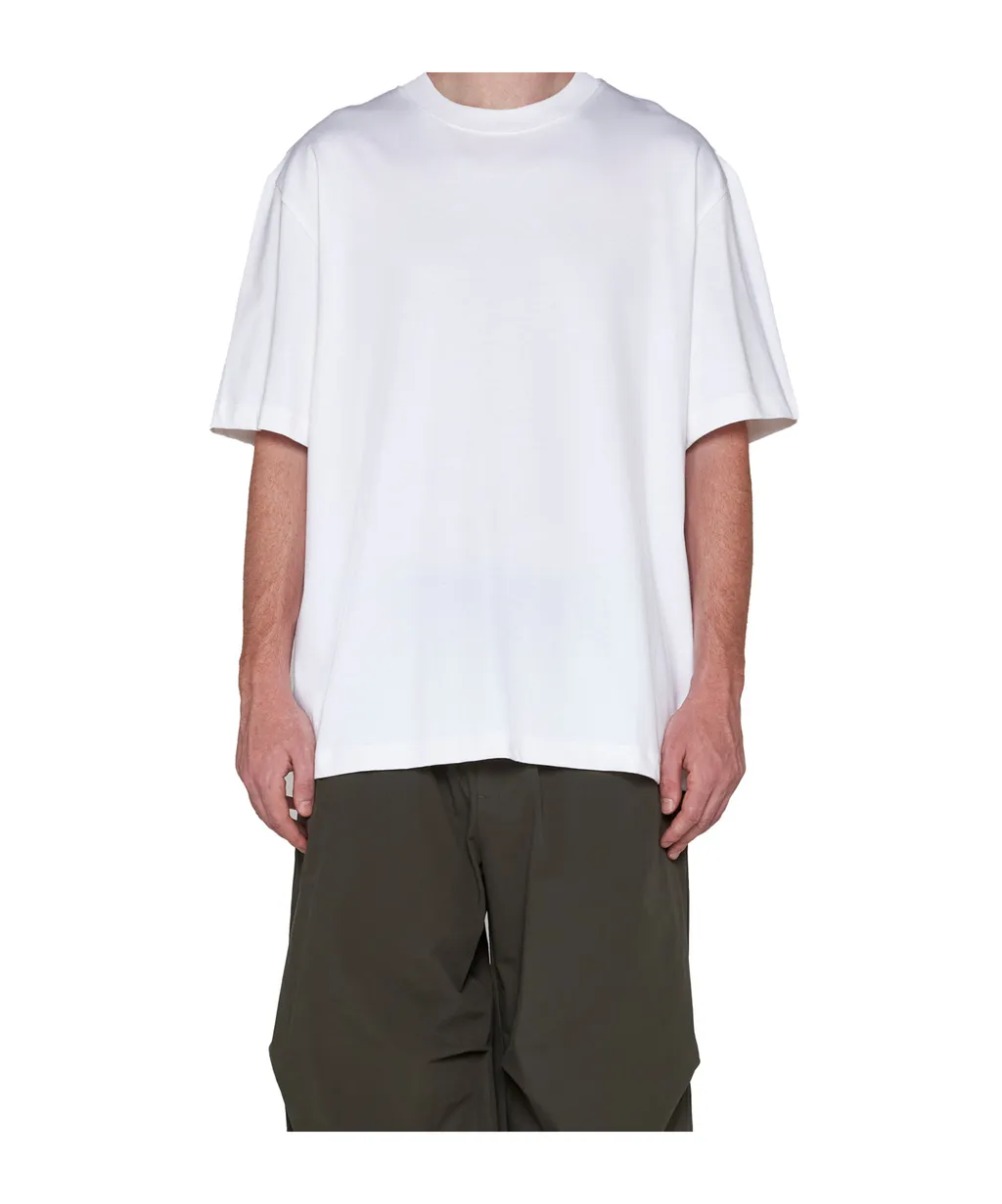 Studio Nicholson Lay Logo Printed Crewneck T-Shirt