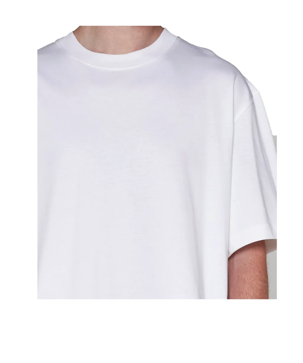 Studio Nicholson Lay Logo Printed Crewneck T-Shirt