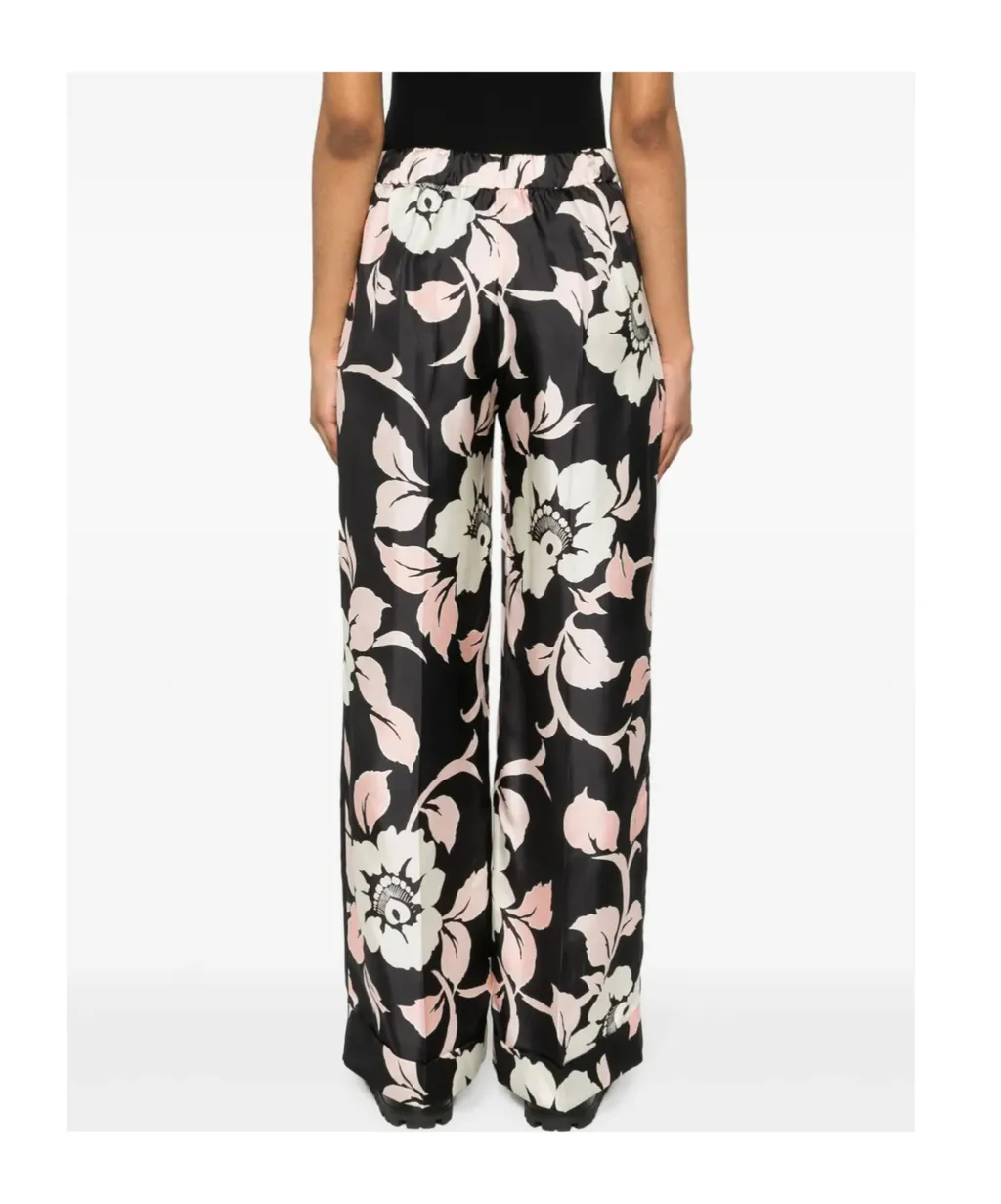 P.A.R.O.S.H. Floral Printed Trousers