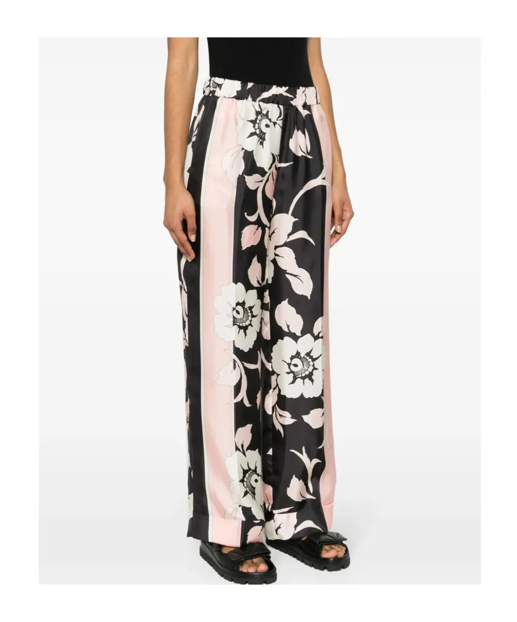 P.A.R.O.S.H. Floral Printed Trousers