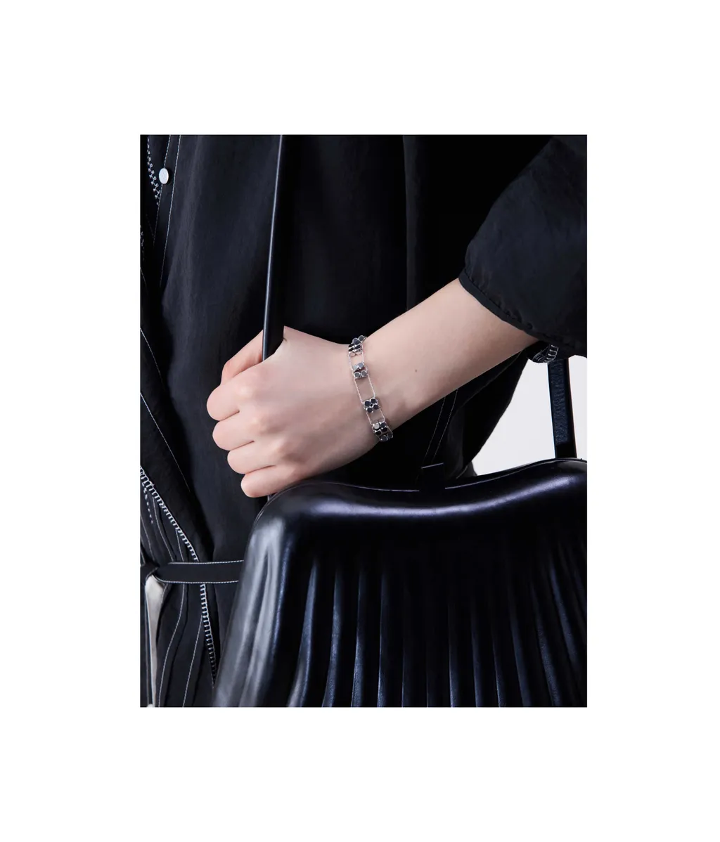 Abacus Brass Bracelet