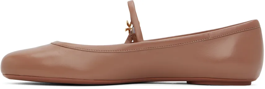 Carla Leather Ballerina Shoes