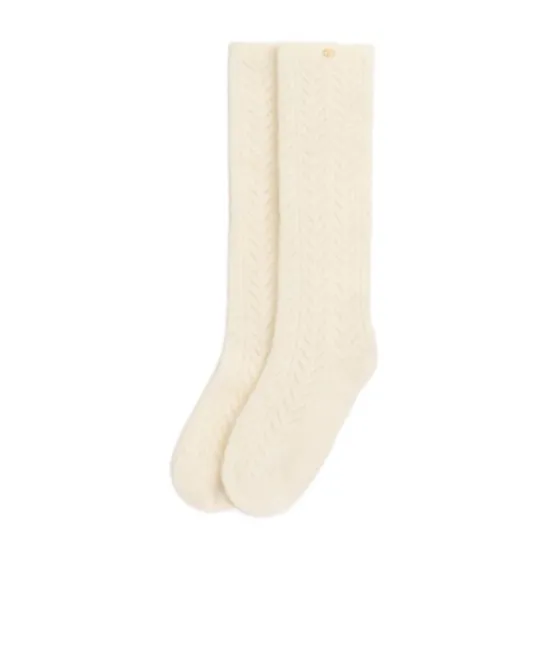 Valentino Logo Plaque Socks