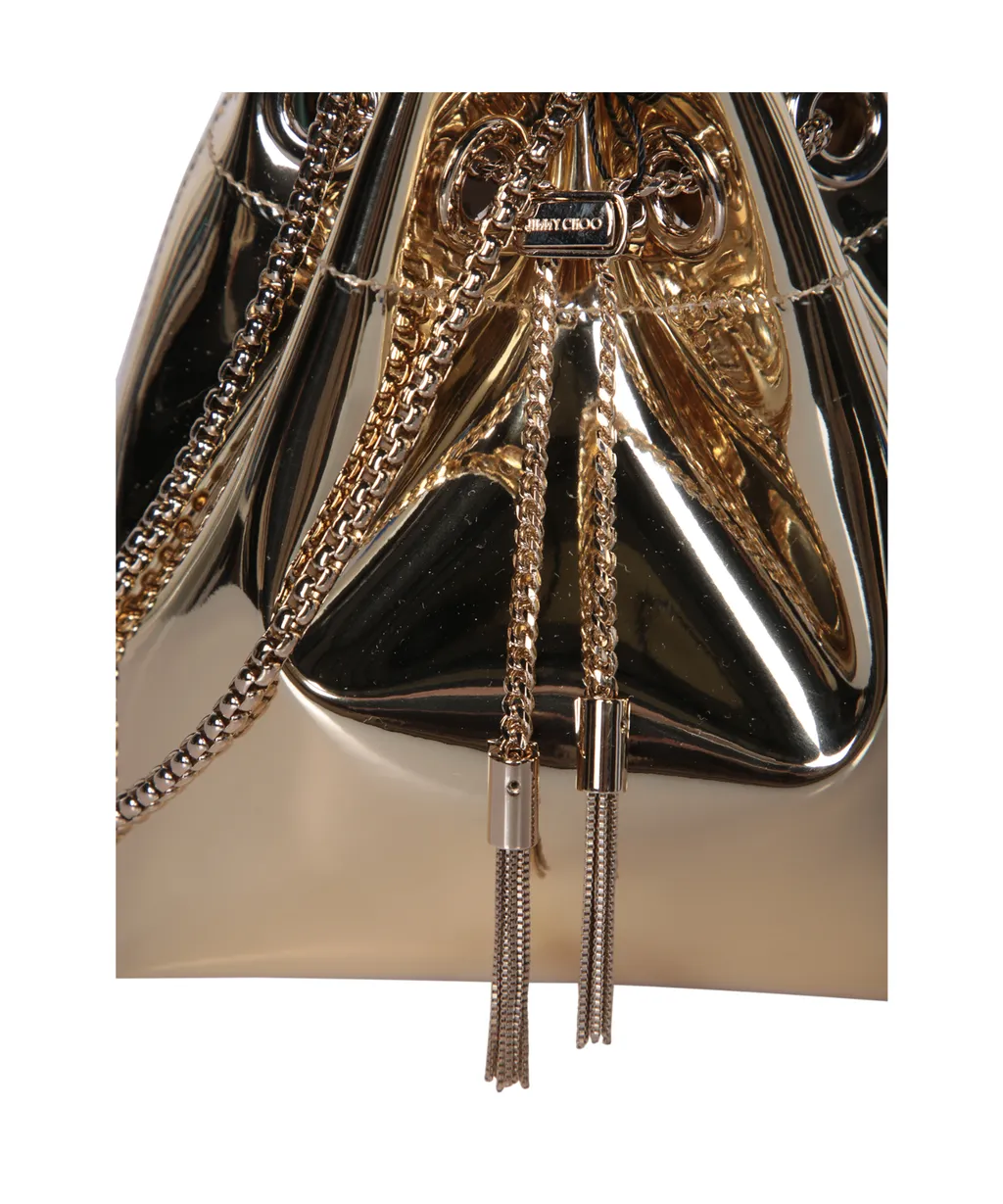 Bon Bon Metallic Mini Bucket Bag