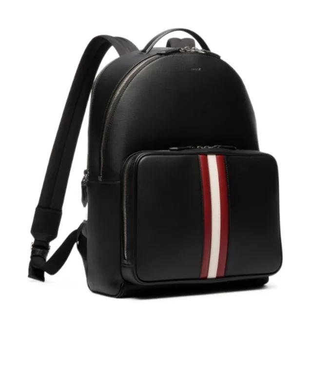 Mythos Backpack In Black Recycled Leather