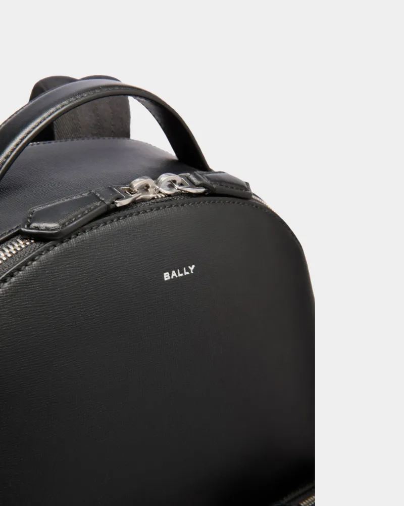 Mythos Backpack In Black Recycled Leather