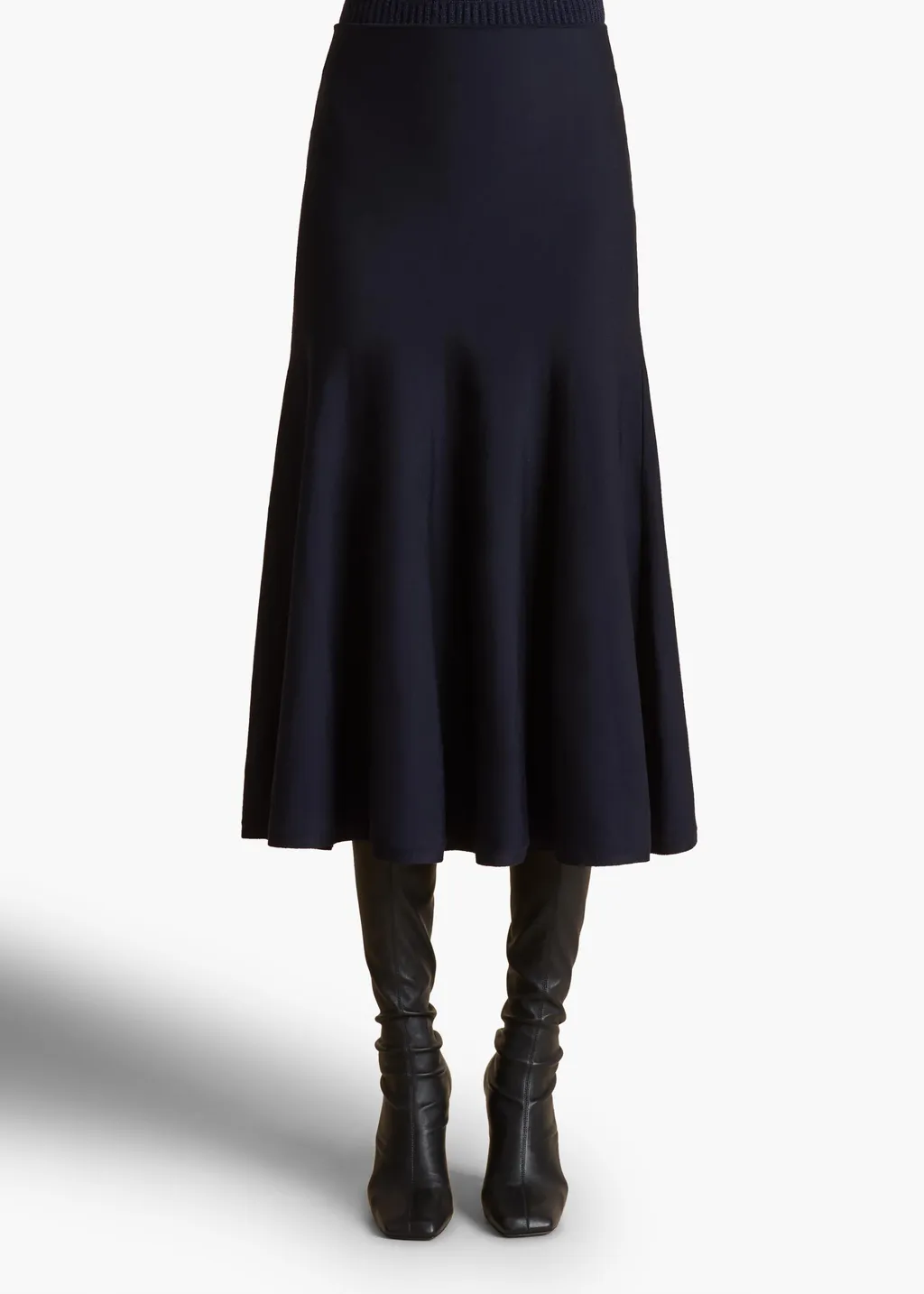 Khaite Mayu Knitted Skirt