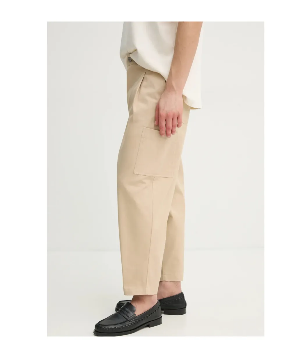 Straight-Leg Cargo Trousers