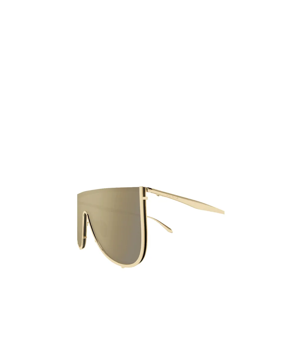 AlaÏA Shield-Frame Curved Tip Sunglasses