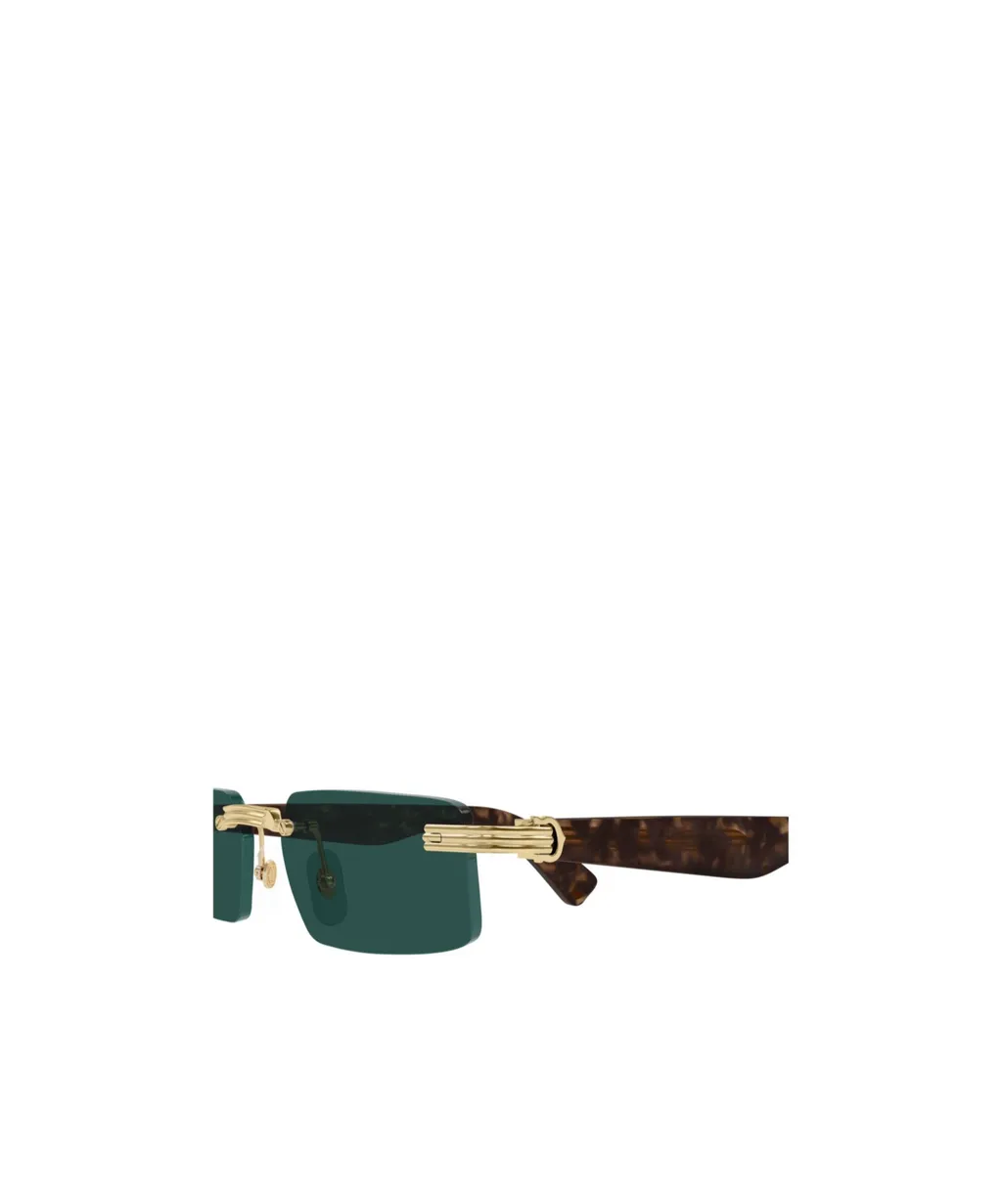Cartier Rectangular Frame Sunglasses