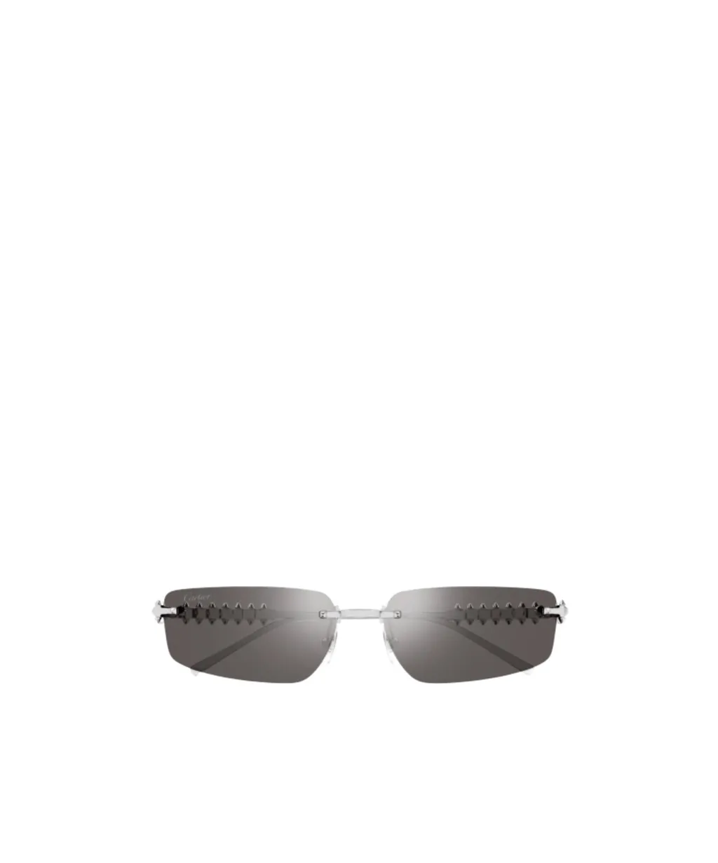 Cartier Rectangle-Frame Sunglasses