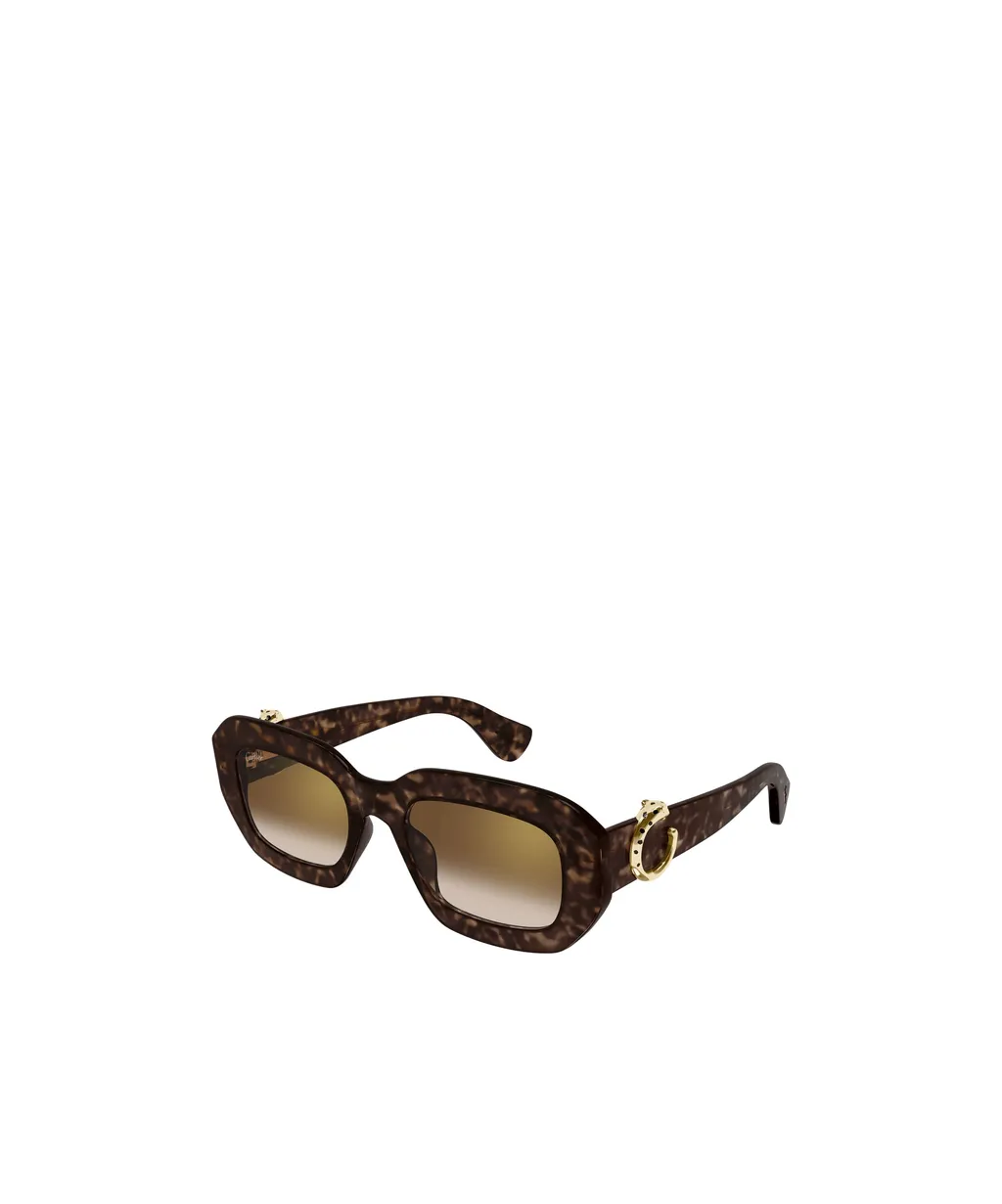 Cartier Rectangular Frame Sunglasses
