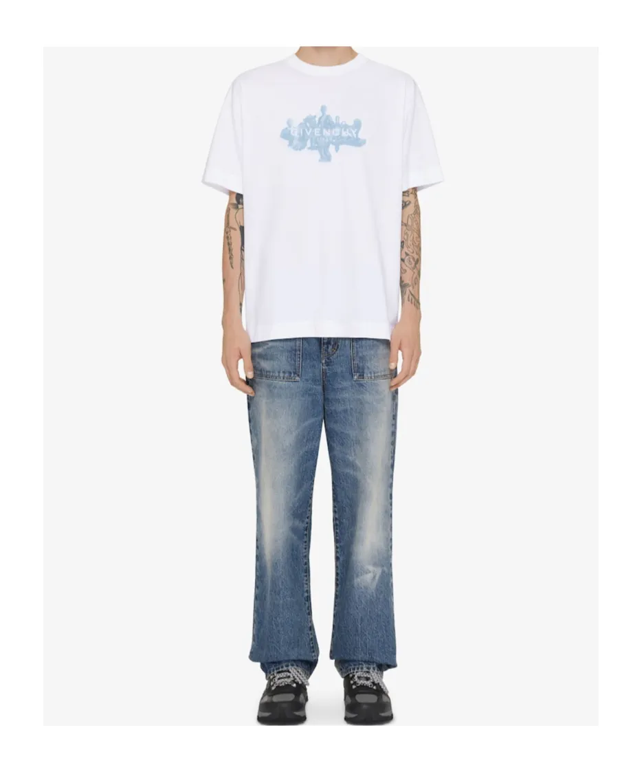 Givenchy Logo Printed Crewneck T-Shirt