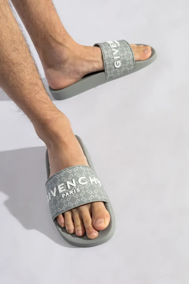 Givenchy Logo Patch Monogrammed Sandals