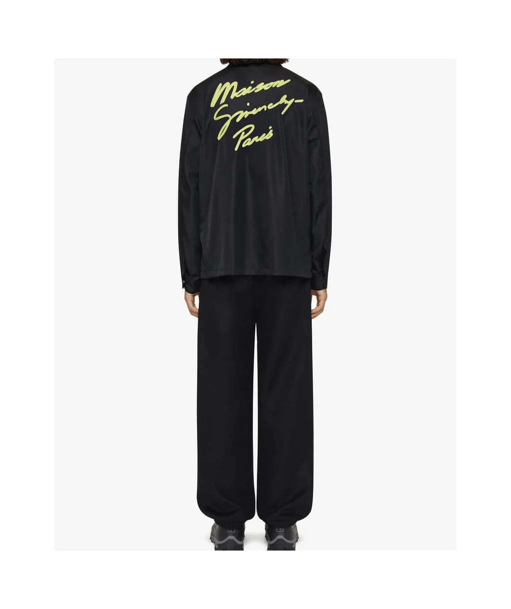Givenchy Logo Embroidered Button-Up Jacket