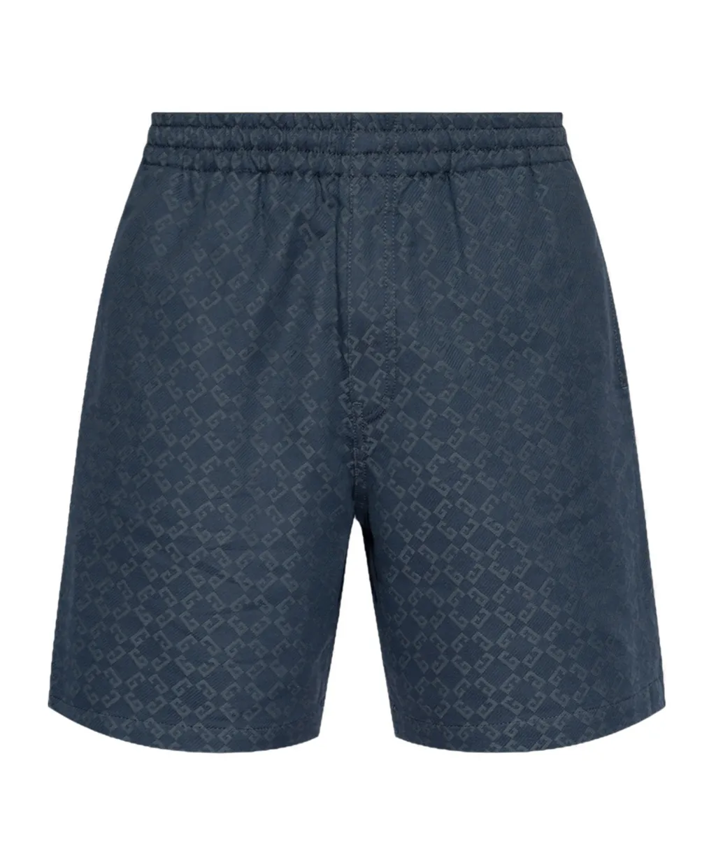 Givenchy Monogrammed Elastic-Waist Shorts