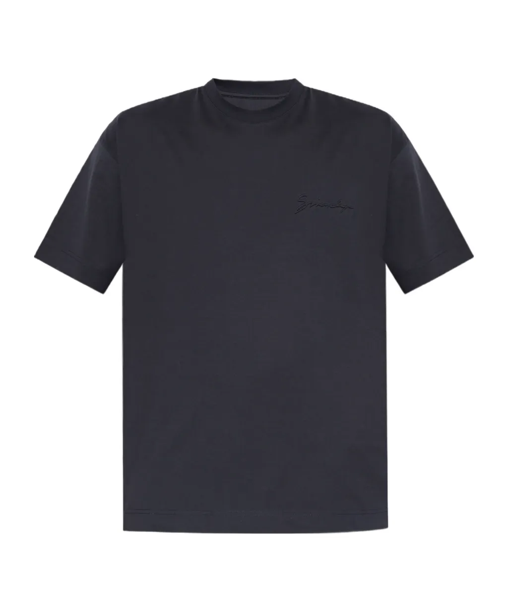 Givenchy Logo Embossed Crewneck T-Shirt