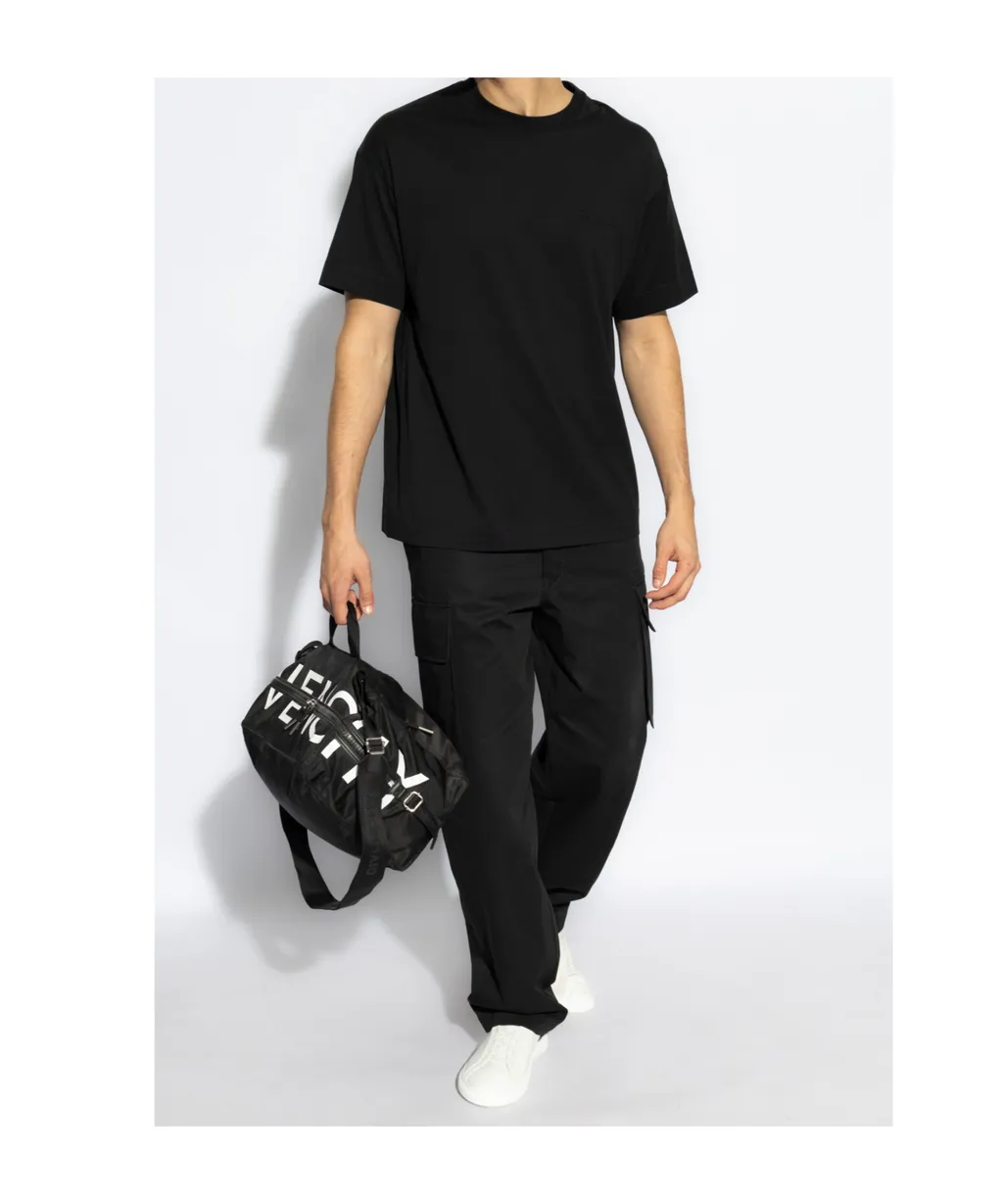 Givenchy Logo Embossed Crewneck T-Shirt