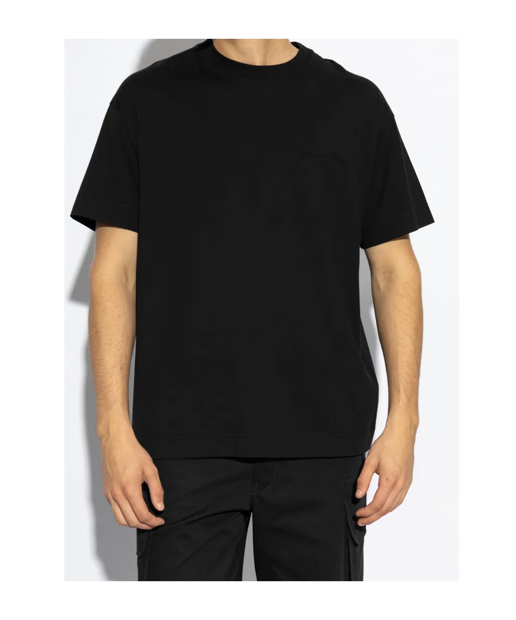 Givenchy Logo Embossed Crewneck T-Shirt