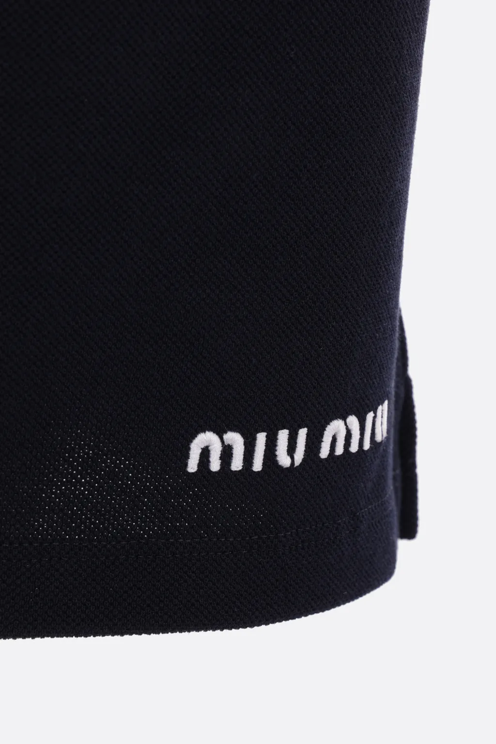 Miu Miu Logo-Embroidered Shorts