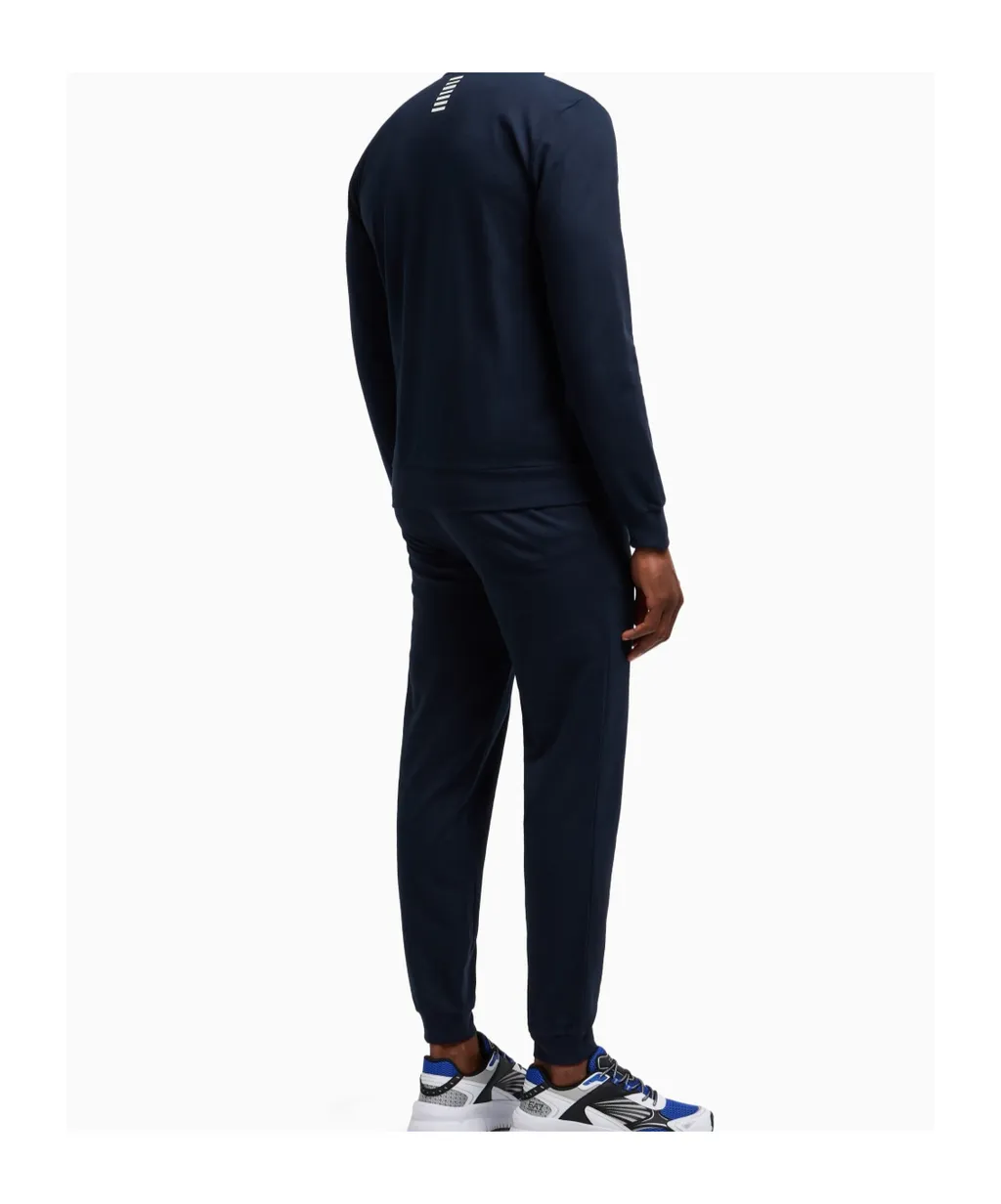 Ea7 Emporio Armani Logo Printed Zipped Track Suit