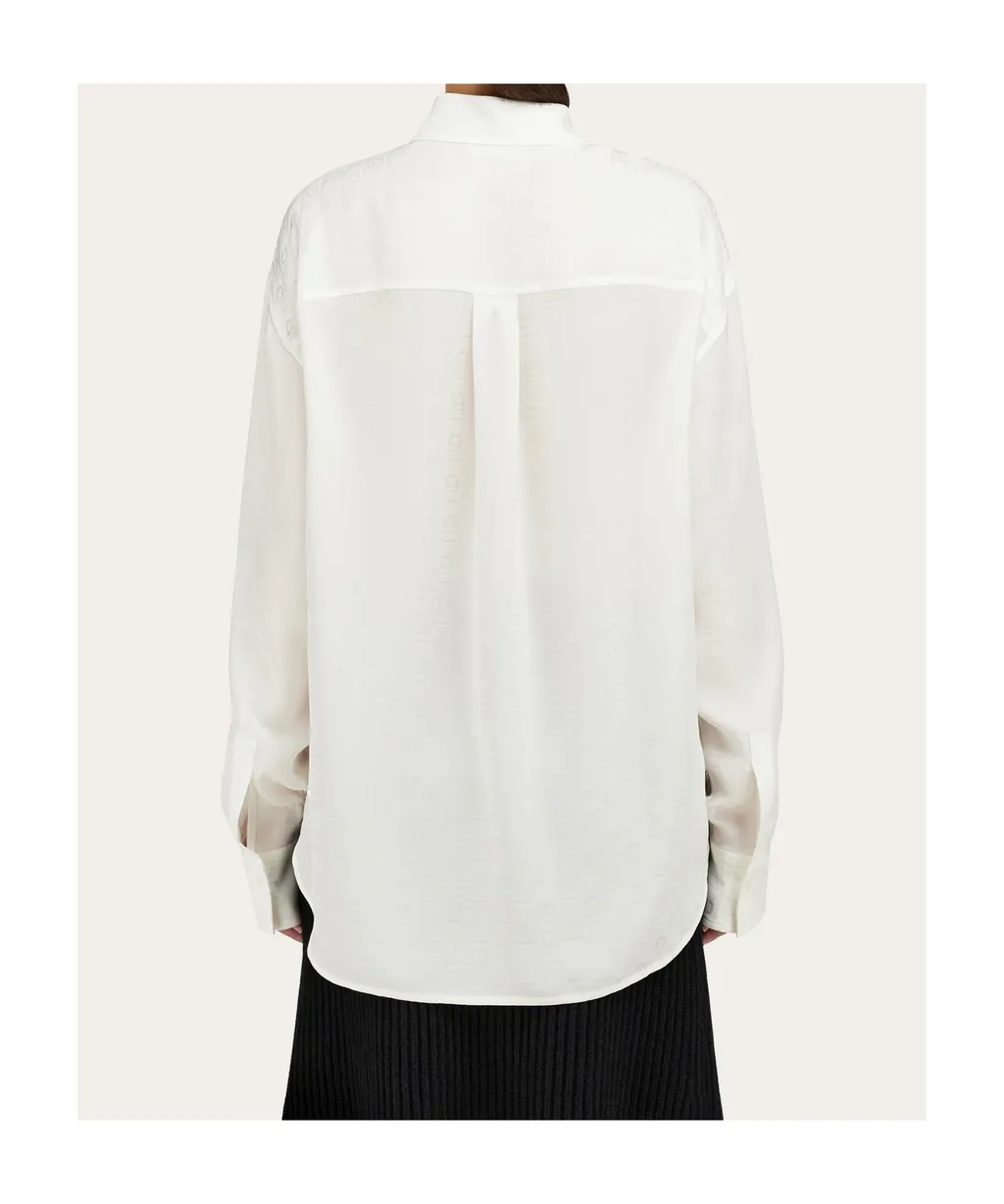 Gancini-Print Shirt