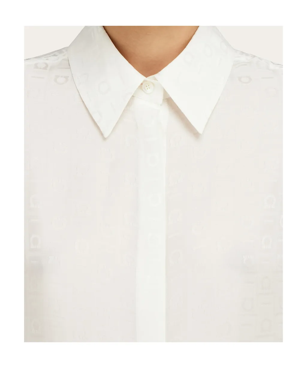Gancini-Print Shirt