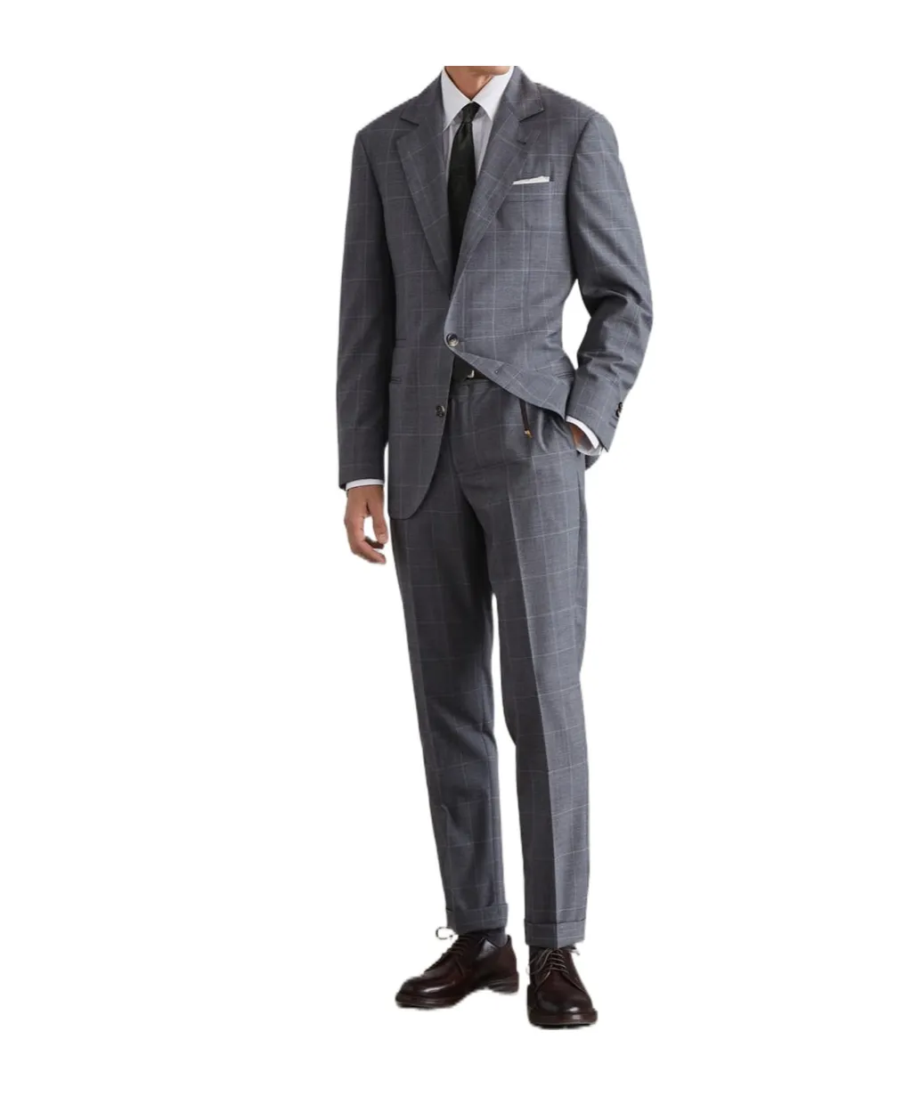 Lapel Long-Sleeved Suit Set