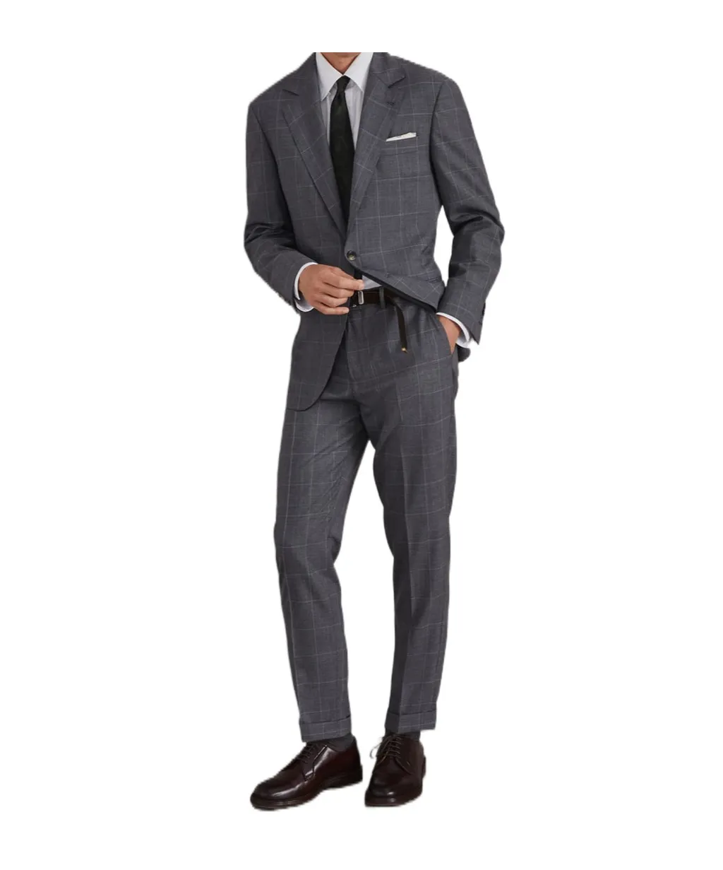 Lapel Long-Sleeved Suit Set