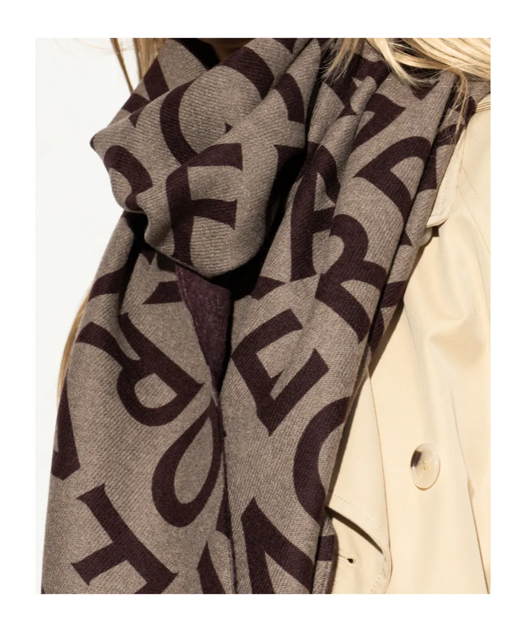 Letter Twill Scarf