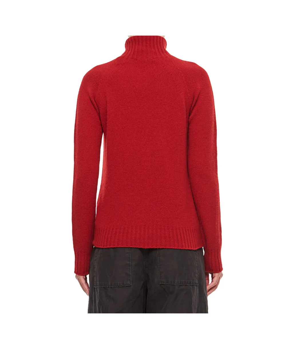 Roll-Neck Wool Jumper
