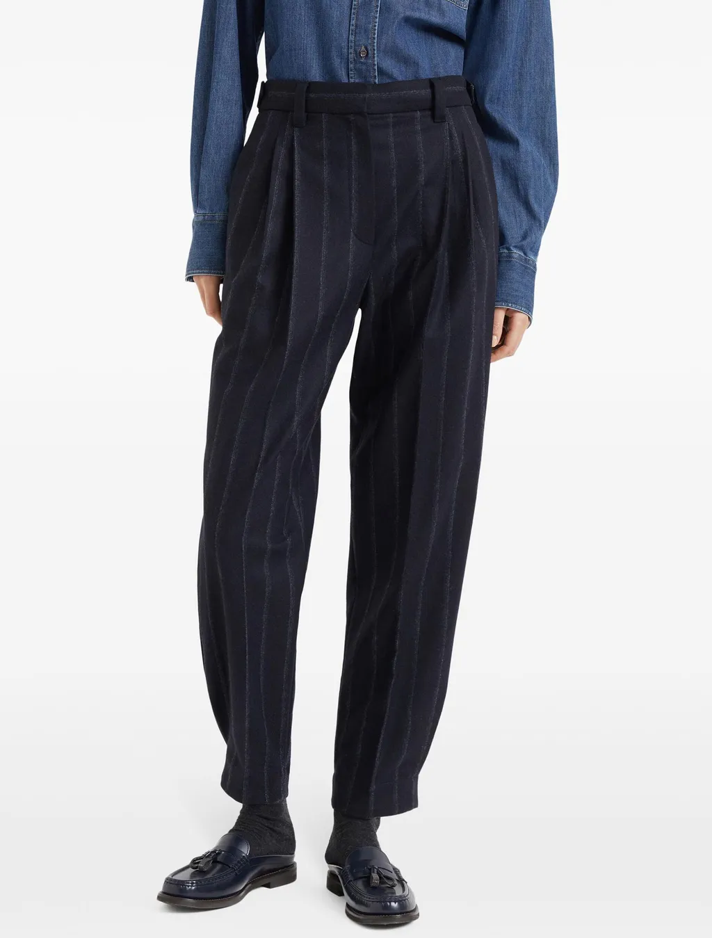 Striped Tailored Trousers
