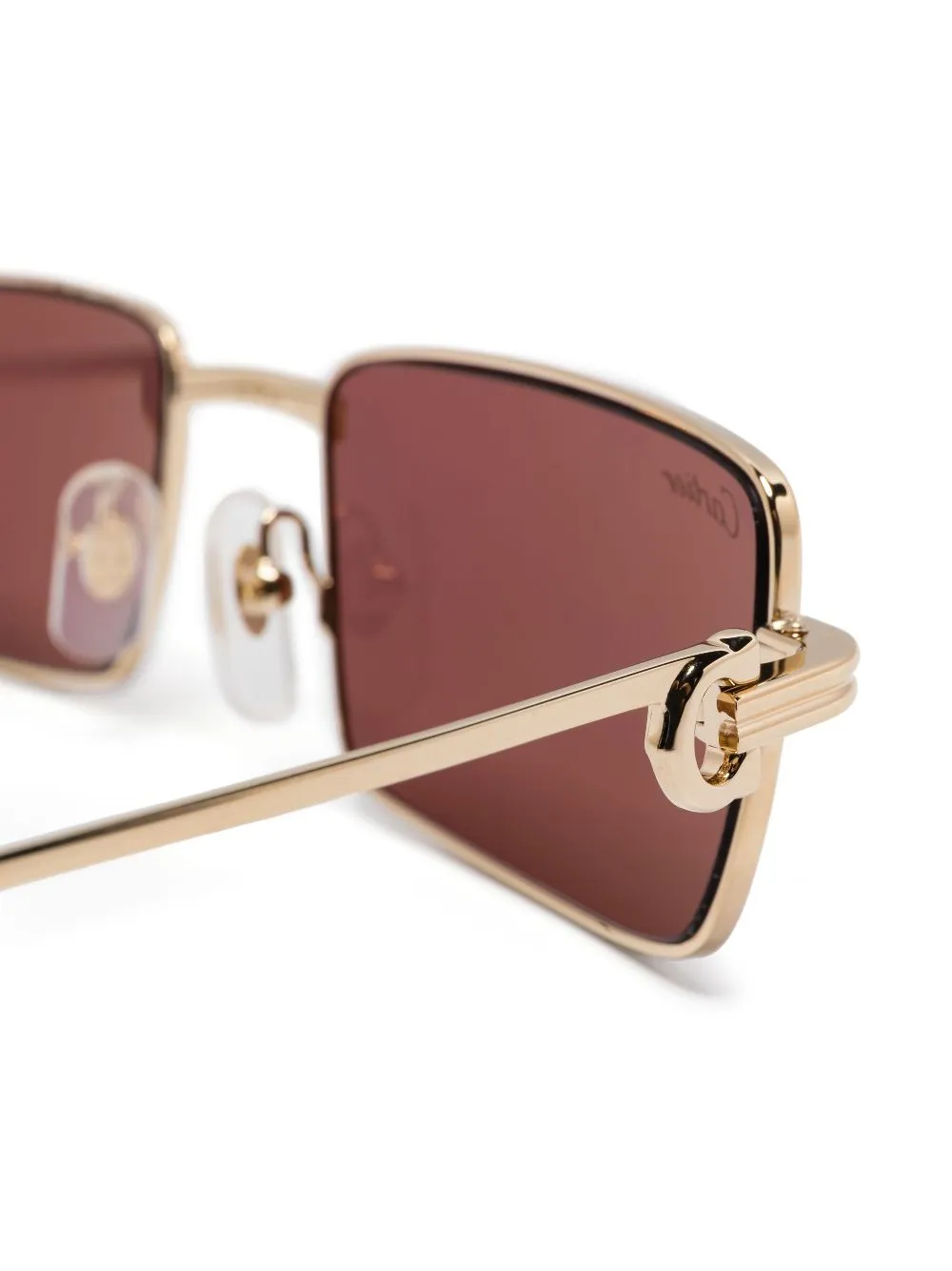 Cartier Rectangular Frame Sunglasses