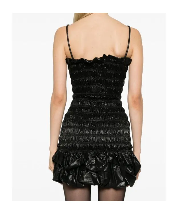 Pleated Mini Dress