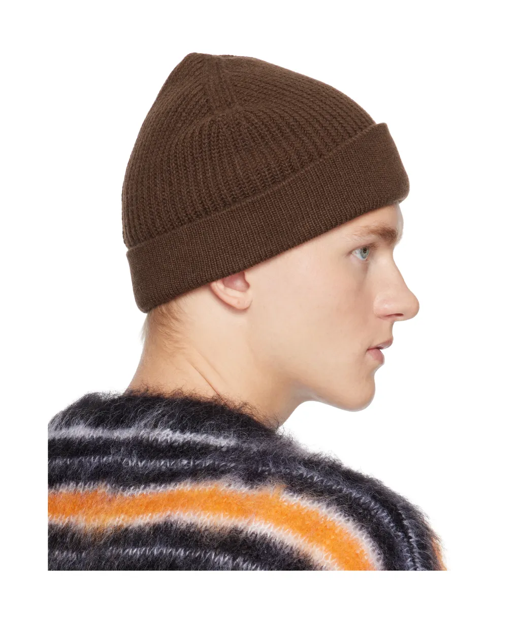 Marni Logo Knitted Beanie