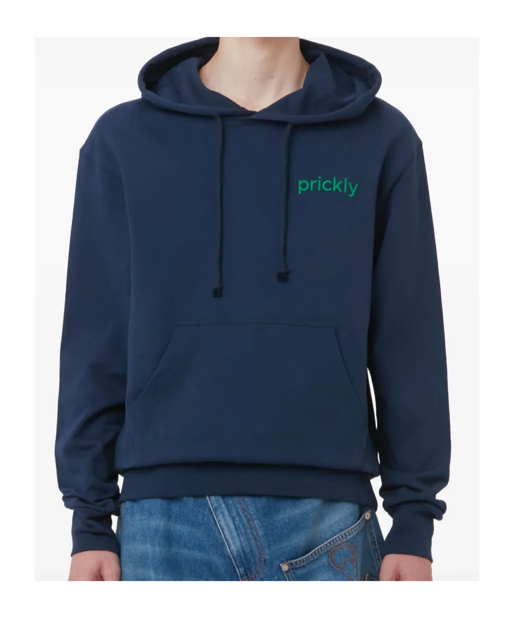 Prickly Slogan-Print Hoodie