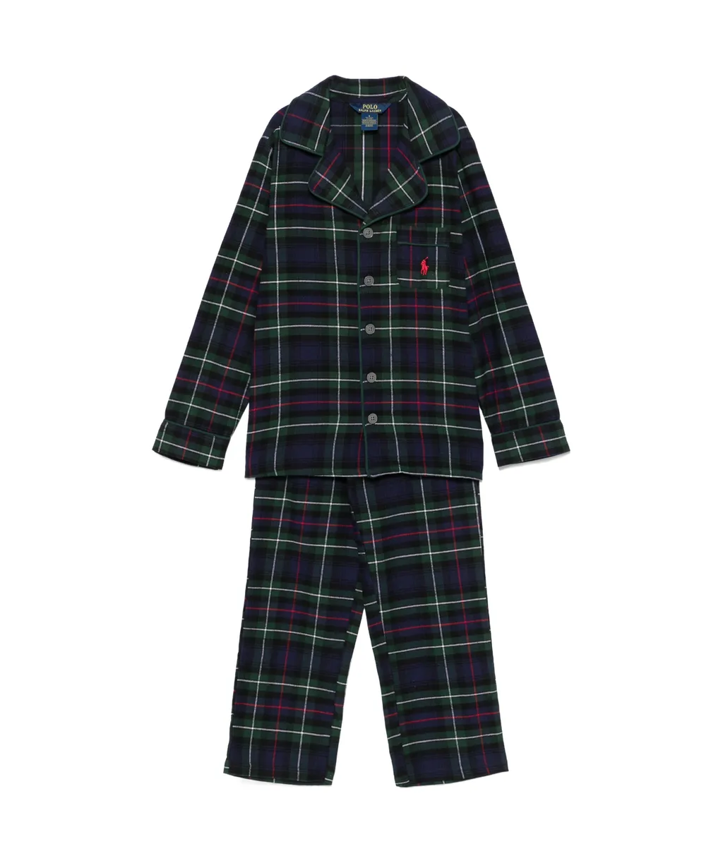 Plaid Pajamas Two-Piece