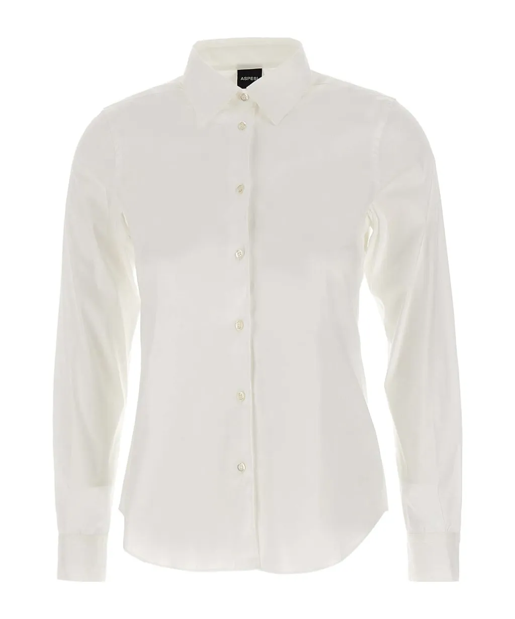 Aspesi Buttoned Long-Sleeved Shirt