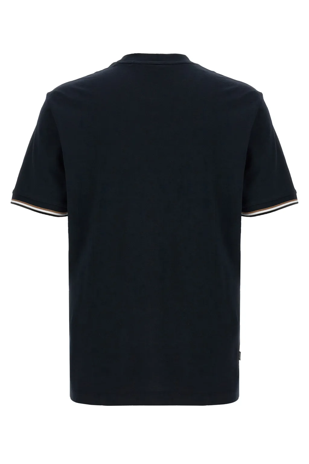 Boss Hugo Boss Stripe-Trim Crewneck T-Shirt