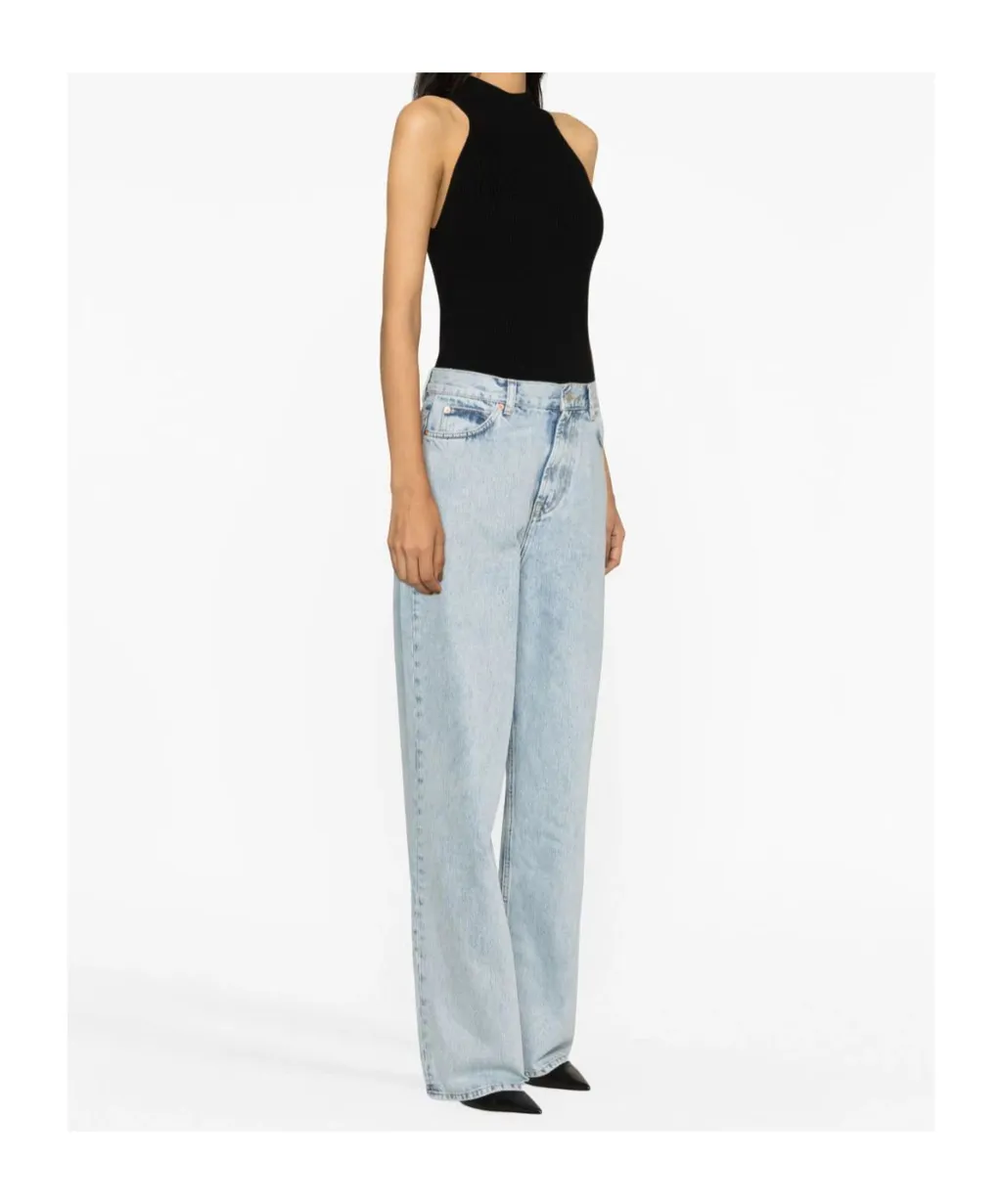 Low-Rise Straight-Leg Jeans