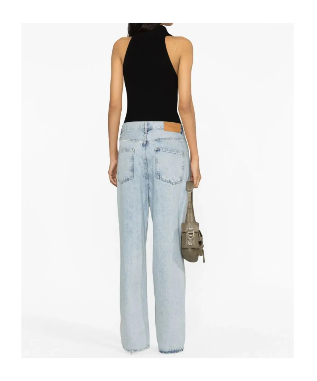 Low-Rise Straight-Leg Jeans