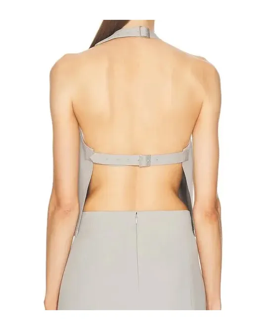 Backless Halterneck Top