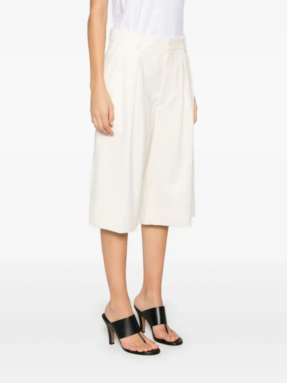 Pleated Detail Shorts