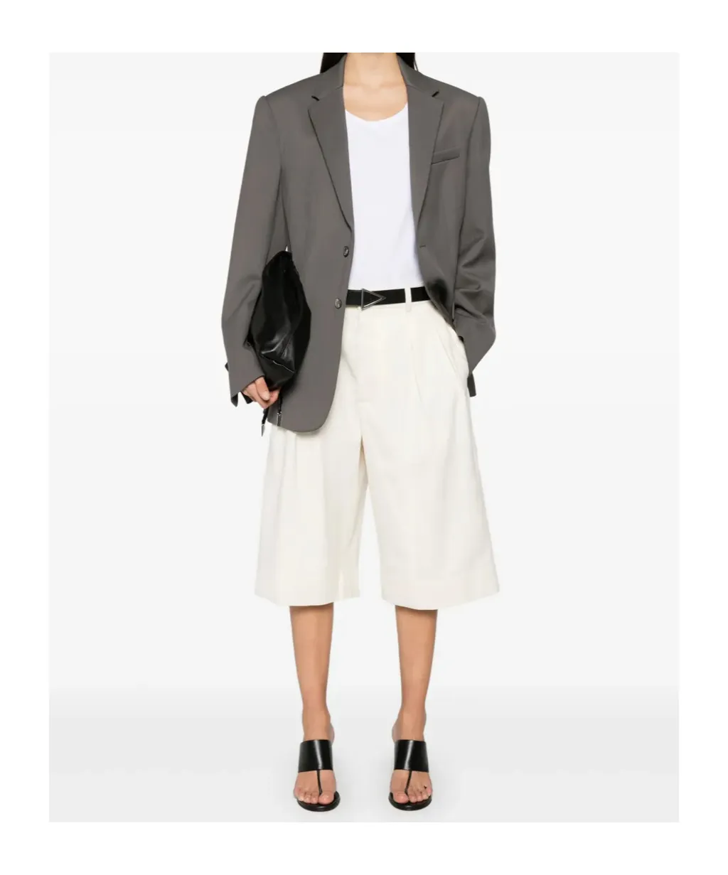 Pleated Detail Shorts