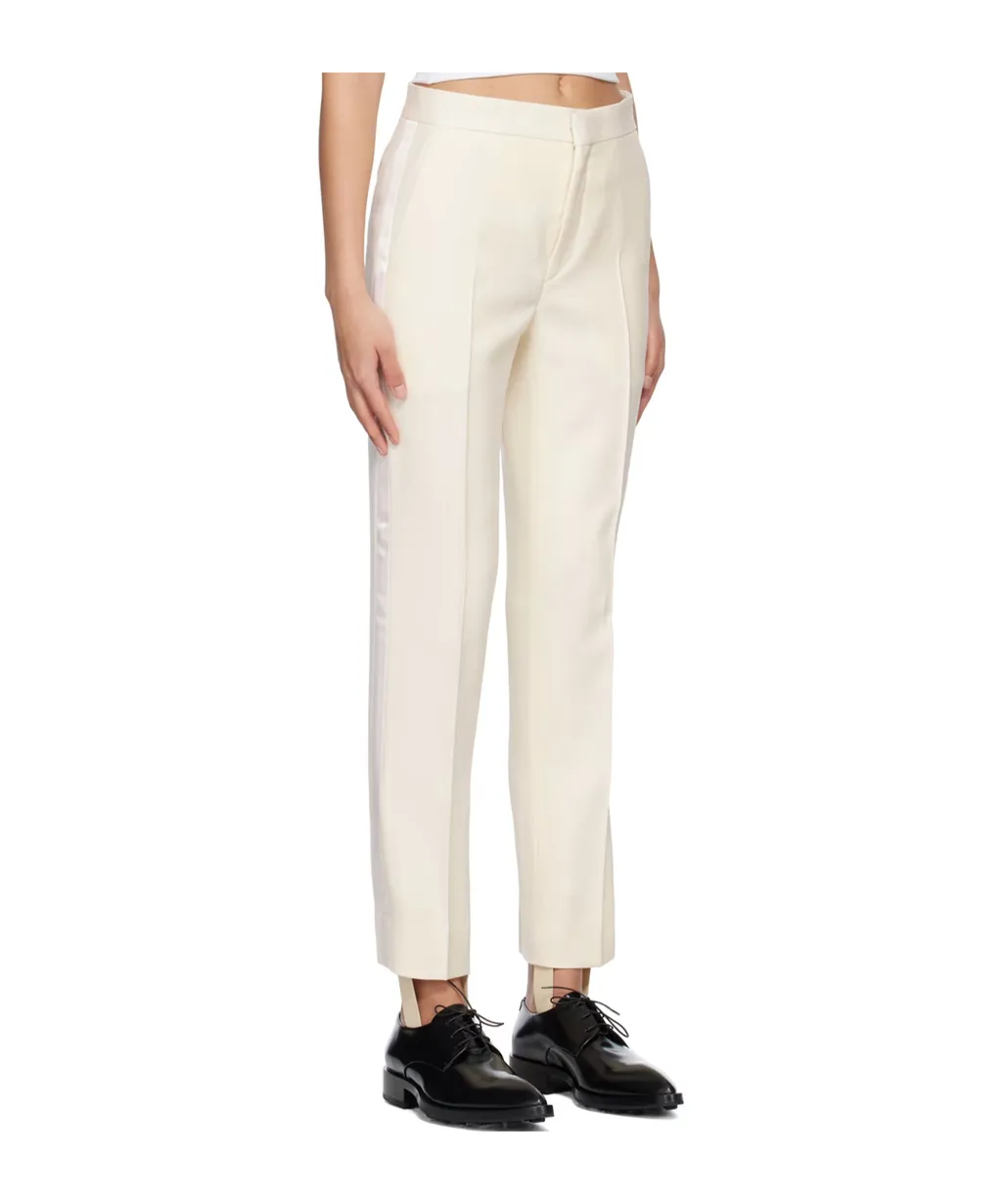 Pleated Zipper Casual Pants