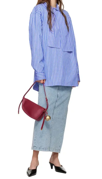Non-Elastic Denim Skirt